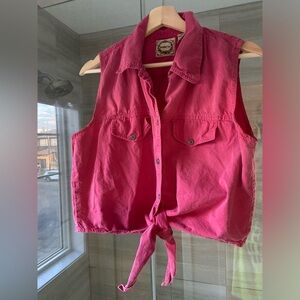 Runaway‎ bay tie top 100% cotton size large